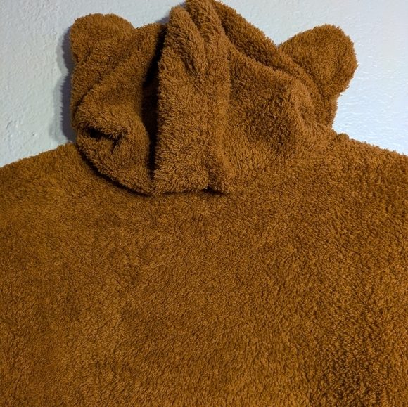 Xjboost Cozy Brown Teddy Bear Hoodie size medium - Picture 9 of 9